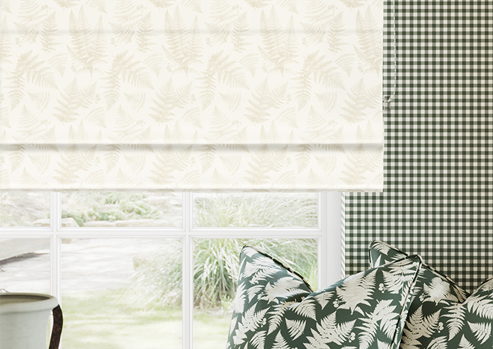 Fernswood, Walls White - Roman Blind - Image 5